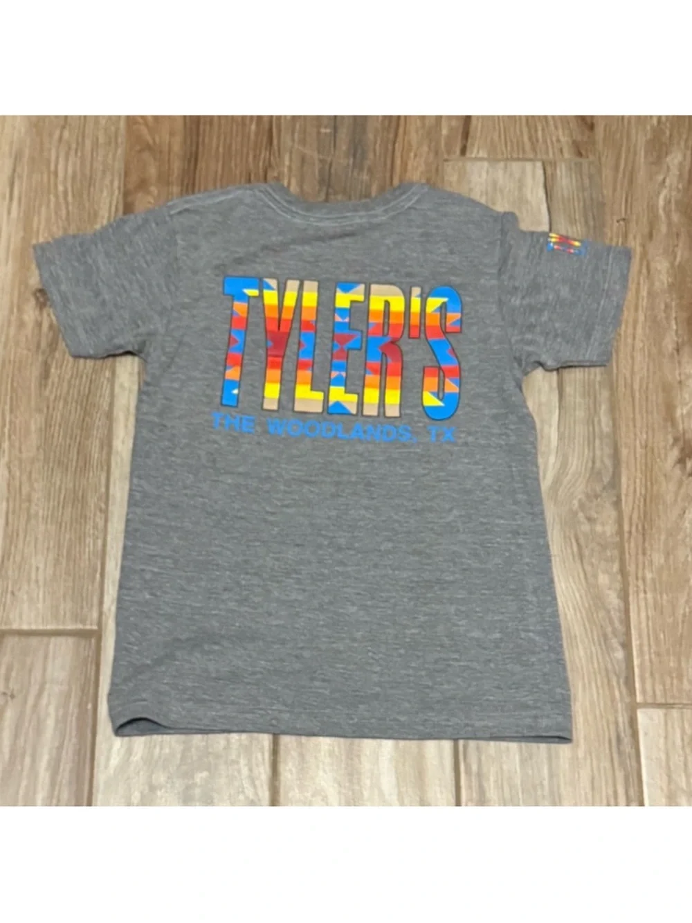 Tylers Aztec Print Grey Short Sleeve Tee